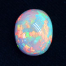 Brilhos arco-íris 7,83 ct em padrão de favo de mel semi preto opala Welo melhor gema comprar usado  Enviando para Brazil