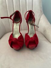 Red suede high for sale  ARDROSSAN