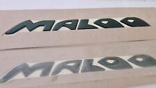 Saia lateral emblema Maloo VE VF HSV Maloo Ute decalque cromado X 2 preto fosco.. comprar usado  Enviando para Brazil