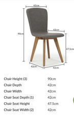 Faux leather dining for sale  WINDSOR
