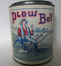 Laboratorio de papel lata de 12 oz tabaco para masticar y fumar arado original vintage segunda mano  Embacar hacia Mexico