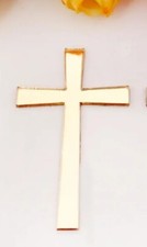 Gold acrylic cross for sale  LIVERPOOL