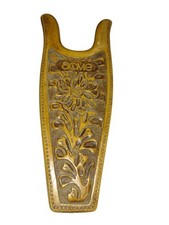Extrator removedor de bota vintage ACME resina marrom floral em relevo caubói ocidental, usado comprar usado  Enviando para Brazil