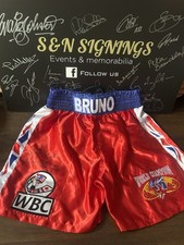 Frank bruno signed for sale  WORCESTER