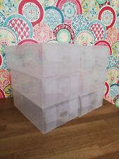 Plastic shoe storage for sale  MIDDLEWICH