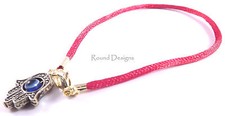 Hamsa leather bracelet for sale  LONDON
