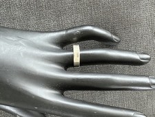 Bague blanc massif d'occasion  Mornant