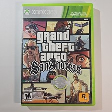 Grand Theft Auto San Andreas Microsoft Xbox 360 Xbox One Testado Platinum Hits  comprar usado  Enviando para Brazil