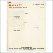 Jimi hendrix receipt for sale  CHORLEY