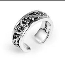 Ring Fashion Chrome Flower Goth Style Y2k Hearts Adjustable  comprar usado  Enviando para Brazil