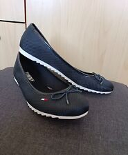 Używany, Damskie Tommy Hilfiger Sporty Denim Ballerina Ballet Pumps Shoes UK 6 EU 39 na sprzedaż  PL