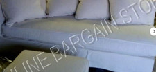 Banco Pottery Barn Gavin SOMENTE CAPA DE ASSENTO Sofá Seccional Esquerdo Lona Natural, usado comprar usado Banco Pottery Barn Gavin SOMENTE CAPA DE ASSENTO Sofá Seccional Esquerdo Lona Natural, usado comprar usado  Enviando para Brazil