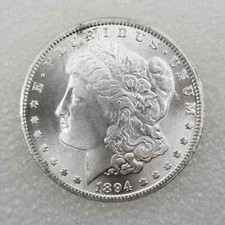 Coleccionismo monedas 1894-S $1 plata americana Morgan segunda mano  Embacar hacia Mexico