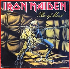 ROCK HEAVY METAL LP Iron Maiden-piece of mind CAPITOL - MEGA RARE OG + INSERT! comprar usado  Enviando para Brazil