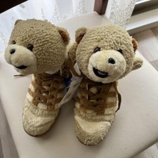 Usado, Tênis Adidas Jeremy Scott Bear Bege Marrom Tamanho Limitado Masculino EUA 4.5 Raro #3 comprar usado  Enviando para Brazil