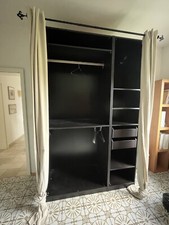 Pax kleiderschrank schwarz gebraucht kaufen  Dortmund