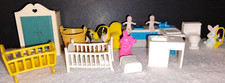 Móveis e acessórios vintage para casa de bonecas Superior, F-P, Marchon, A.G.K.T.C. comprar usado  Enviando para Brazil