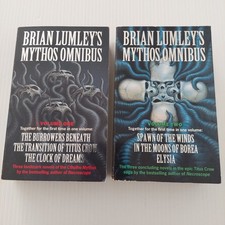 Brochura de terror Brian Lumley Mythos Omnibus volumes 1 e 2 vintage anos 90, usado comprar usado  Enviando para Brazil