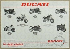 Ducati motorcycle range for sale  LEICESTER