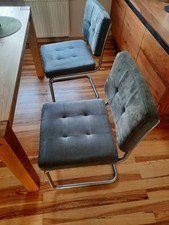Leder schwingstühle silbergra gebraucht kaufen  Kirkel