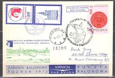 Używany, Poland 1973 - Balloon Post card - Balloon Stomil na sprzedaż  PL