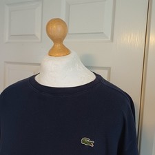 Camiseta Lacoste Sport Ultra Dry Azul Marinho Tamanho 8/XXXL/56" 100% Genuína comprar usado  Enviando para Brazil