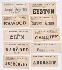 Cambrian railway luggage for sale  WATFORD