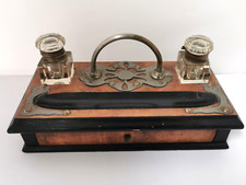 Antique walnut ebony for sale  MARKET HARBOROUGH