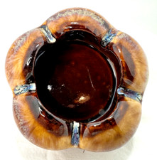 Vintage Lindo Raro 5" Talheres Esmaltado Charuto Bandeja de Cinzas Ou Plantador Pequeno #7069, usado comprar usado  Enviando para Brazil