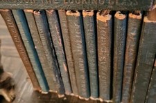 Usado, Lot Of 6 Randomly Selected Antique Little Leather Library 1920s Six Book Set ! comprar usado  Enviando para Brazil
