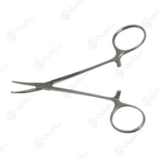 Pinça de mosquito com pescoço Crown curvada 1x2 dentes 5 polegadas comprimento X:SU2707 comprar usado  Enviando para Brazil