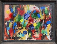 Rolf Gjedsted 1947-2022 Modern Art from Copenhagen Abstract Colorful Composition segunda mano  Embacar hacia Mexico