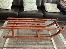 Vintage wooden sledge for sale  SIDCUP