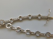 Bracelet argent massif d'occasion  Annecy