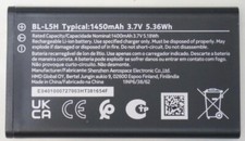 Akku für Nokia BL-L5H Ersatz Batterie für Nokia 105 110 150 (2023) 1450mAh NEU comprar usado  Enviando para Brazil