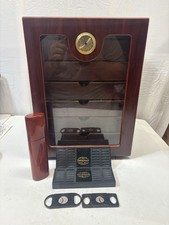 Armário umidificador de mesa estilo Thompson 7 gavetas mogno cereja bancada, usado comprar usado  Enviando para Brazil