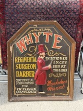 Vintage barber sign for sale  WALLINGFORD
