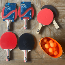 Raquetes de tênis de mesa Stiga Bundle Blaze Apex + bolas de pingue-pongue 3 estrelas comprar usado  Enviando para Brazil