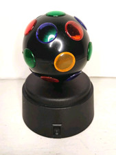 Lâmpada de mesa giratória multicolorida bola discoteca festa luz pequena feriado dança comprar usado  Enviando para Brazil