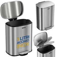 Pattumiera rettangolare pedale usato Pattumiera rettangolare pedale usato  Cardito