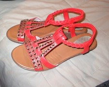 Orange fancy sandals for sale  Garland