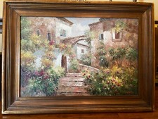 framed large canvas painting for sale  Lake Forest