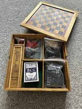 Wooden games compendium for sale  ROTHERHAM