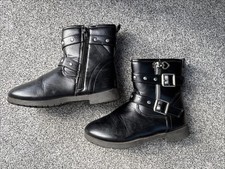 Girls black ankle for sale  FAREHAM