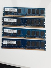 MEMORIE RAM NANYA 8 GB (4 x 2 GB) DDR2 800 MHz - 1,8 V - DIMM SDRAM PC2 DESKTOP comprar usado  Enviando para Brazil