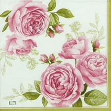 Serviettes papier roses d'occasion  Eu