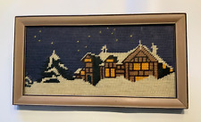 Vintage framed needlepoint for sale  Sellersville