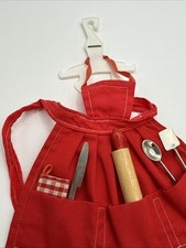 Avental Barbie-Q Pak UTENSÍLIOS DE METAL PERFEITO ESTADO Original 1962 Roupa COMPLETA, usado comprar usado  Enviando para Brazil