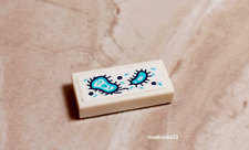 Usado, Adesivo LEGO Germs azulejo 1x2 azul germe átomo ciência laboratório descoberta medicina comprar usado  Enviando para Brazil