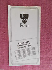 1979 rover sd1 for sale  SHERINGHAM